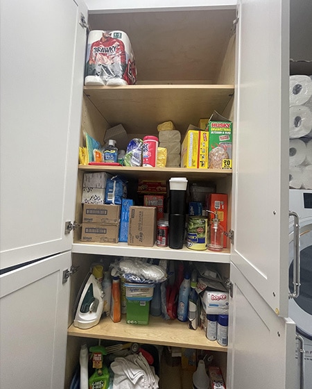 laundry room before